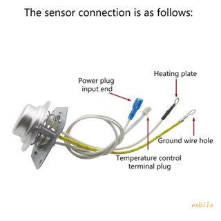 Exhila เซนเซอร์อุณหภูมิหม้อหุงข้าว 50K ติดตั้งง่าย สําหรับห้องครัว