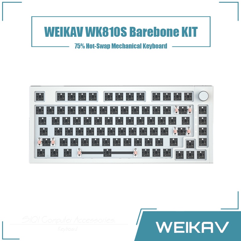 Weikav WK810S KIT คีย์บอร์ดเมคคานิคอล มีสาย 75%