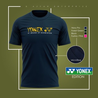 YONEX EDITION UNISEX MICROFIBER ROUNDNECK SHORT SLEEVE T-SHIRT BAJU LELAKI WANITA SPORT SHIRT_03