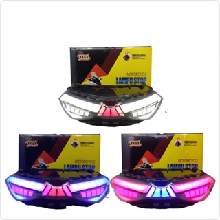 โคมไฟหยุด NMAX ใหม่ STOPLAMP NMAX NEW 2020-2022 CKS RGB Wj55 รุ่น