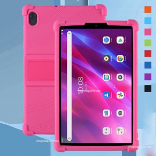 เคสซิลิโคน พร้อมขาตั้ง สําหรับ Lenovo Tab K10 TB-X6C6F M10 FHD Plus TB-X606X