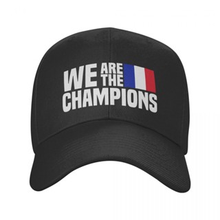 Ajln 【พร้อมส่ง】หมวกเบสบอล กันแดด ลายธงฝรั่งเศส We Are The Champions France ปรับได้ สําหรับผู้ชาย และผู้หญิง