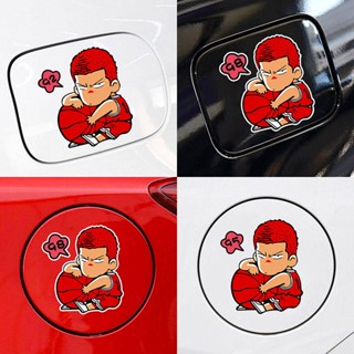 Fuel Tank Cap Sticker No. 959592 Creative Personality Slam Dunk Cartoon Cute Car Decoration Come on Post-It Note PM8e