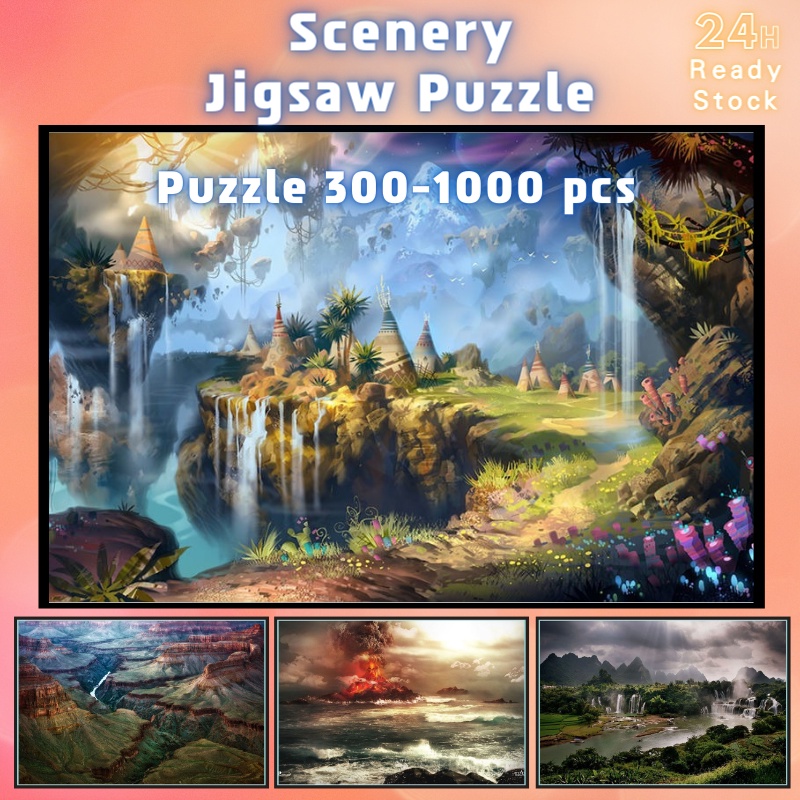 📣พร้อมส่ง📣【Scenery】Jigsaw puzzle จิ๊กซอว์ 1000 ชิ้นของเด็ก จิ๊กซอว์ไม้ 1000 ชิ้น จิ๊กซอว์ 1000 ชิ้นสำหรับผู้ใหญ่ จิ๊กซอ จิ๊กซอว์ 500 ชิ้น🧩8 จิ๊กซอว์ 1000 ชิ้น สำหรับ ผู้ใหญ่ ตัวต่อจิ๊กซอว์ จิ๊กซอว์ การ์ตูน