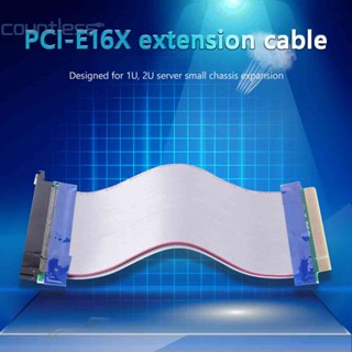 Pcie X16 PCI Express Riser Extender Card อะแดปเตอร์ขยายสายเคเบิลพาวเวอร์ [countless.th]