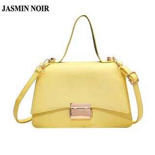 Jasmin NOIR กระเป๋าถือ กระเป๋าสะพายไหล่ หนัง PU มีตัวล็อก สําหรับสตรี