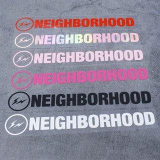 [พร้อมส่ง] สติกเกอร์สะท้อนแสง NEIGHBORHOOD สําหรับติดตกแต่งกระจกรถยนต์ รถจักรยานยนต์ไฟฟ้า