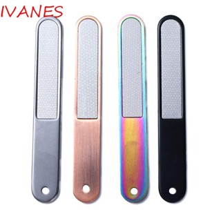 IVANES Nail Art Buffer Files Round Head Durable Nail Beauty Nail Care Nail Grinding Manicuring Tools