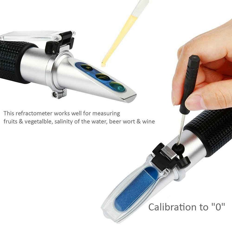 🔥ลดพิเศษ🔥 เครื่องวัดค่าความหวาน Brix 0-32% Brix Refractometer บริกซ์ รีแฟลกโตมิเตอร์ meter - รูปที่ 2