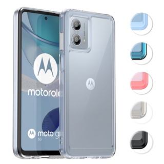 เคสโทรศัพท์มือถืออะคริลิคแข็ง กรอบนิ่ม ปิดด้านหลัง กันกระแทก สําหรับ Motorola Moto G73 G53 5G G23 G13 4G Moto G 13