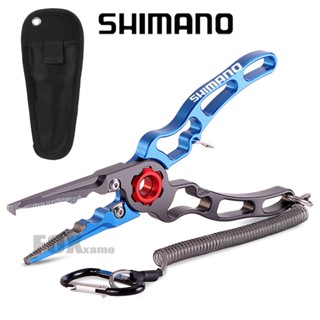 Shimano คีมถอดตะขอตกปลา อะลูมิเนียม พร้อมสายคล้อง สําหรับตกปลา