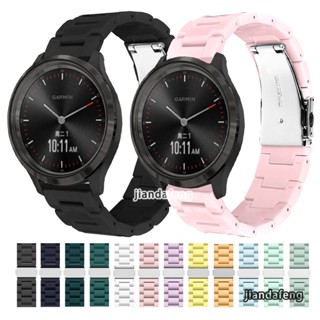 สายนาฬิกาข้อมือ พลาสติก เรซินใส สําหรับ Garmin Vivomove 3 sport