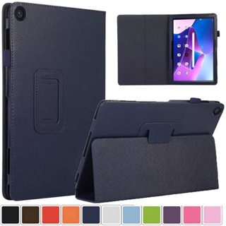 เคสหนัง ฝาพับ พร้อมขาตั้ง สําหรับ Lenovo Tab M10 3rd Gen TB328FU TB328XU 10.1 นิ้ว