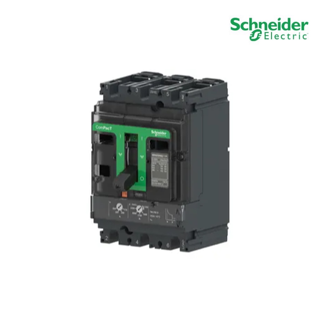 Schneider Circuit breaker, ComPacT NSX100F, 36kA/415VAC, 3P TMD trip unit 50A I C10F3TM050 I PlugOn