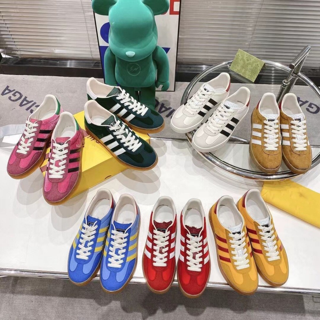 ▲2022 StarสถานียุโรปG.Home Co-Branded Clover Forrest Gumpรองเท้าคู่สบายๆLace-Upรองเท้าผ้าใบผู้หญิงH7