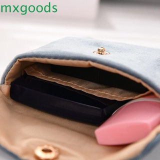 Mxgoods กระเป๋าใส่เหรียญ เครื่องประดับ กระเป๋ากุญแจ ขนาดเล็ก กระเป๋ากํามะหยี่ กระเป๋าใส่เครื่องสําอาง กระเป๋าใส่ลิปสติก