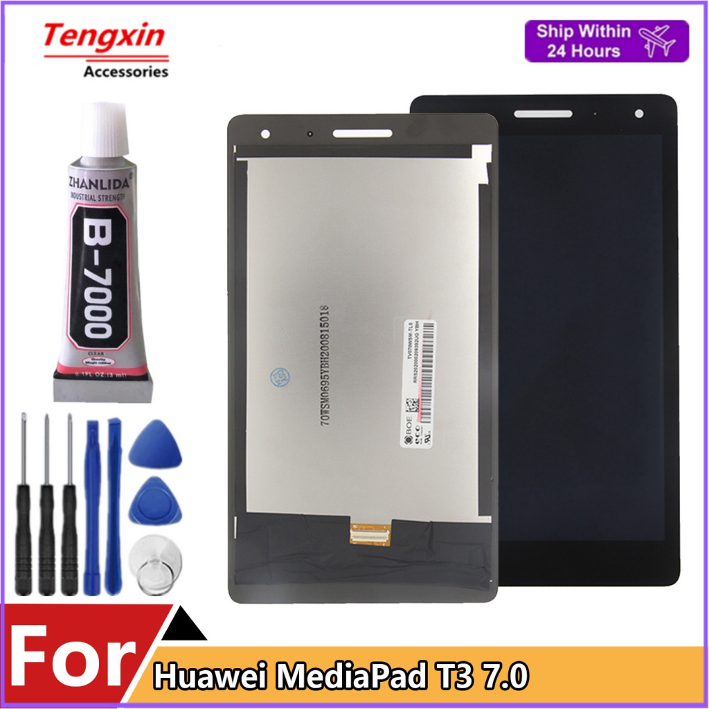 7.0 LCD สําหรับ Huawei Mediapad T3 7.0 3g หรือ wifi BG2-W09 BG2-U01 BG2-U03 จอแสดงผล LCD Touch Scree