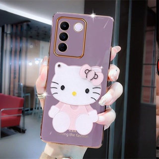 เคสโทรศัพท์มือถือ TPU แบบนิ่ม ลาย KT น่ารัก ป้องกันด้านหลัง สําหรับ VIVO V29 5G VIVOV29 2023