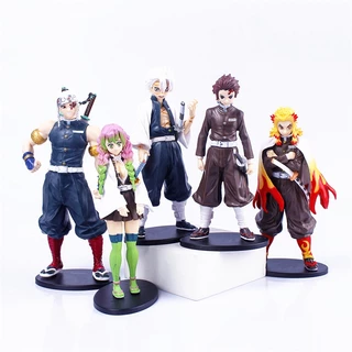 โมเดลฟิกเกอร์ PVC อนิเมะ Demon Slayer Kimetsu No Yaiba Tanjirou Nezuko 15 แบบ ของเล่นสําหรับเด็ก