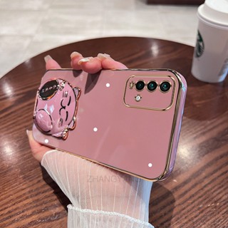 เคสโทรศัพท์มือถือ TPU แบบนิ่ม ลายแมวน่ารัก 3D ขอบตรง สําหรับ Redmi 9t