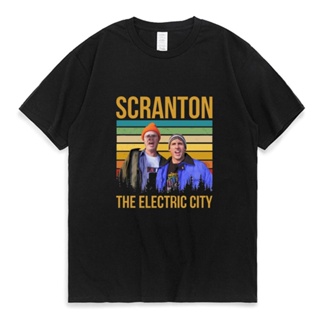 [S-5XL] GILDAN 【Boutique T-shirt】เสื้อยืดแขนสั้น พิมพ์ลาย The Office D Mifflin ight Tv Show Scranton พลัสไซซ์ น้ําหนักเบ