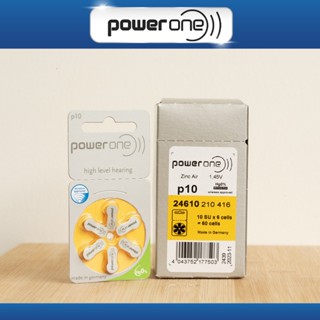 ถ่านเครื่องช่วยฟัง Power One เบอร์ A10 ของแท้ ผลิตในเยอรมัน