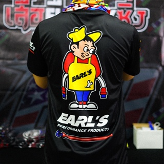 【ปรับแต่งได้】 เสื้อ Ealrs  แต่งรถกันมาขนาดนี้ ไม่มีไม่ได้นะ เสื้อยืดไม่ย้วย ใส่ออกทริป เดินทาง วิบาก เแข่งรถ