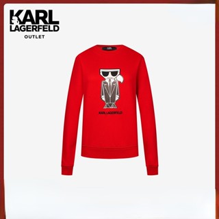 เสื้อสเวตเตอร์ คอปก แขนสั้น พิมพ์ลายเลเซอร์ KARL