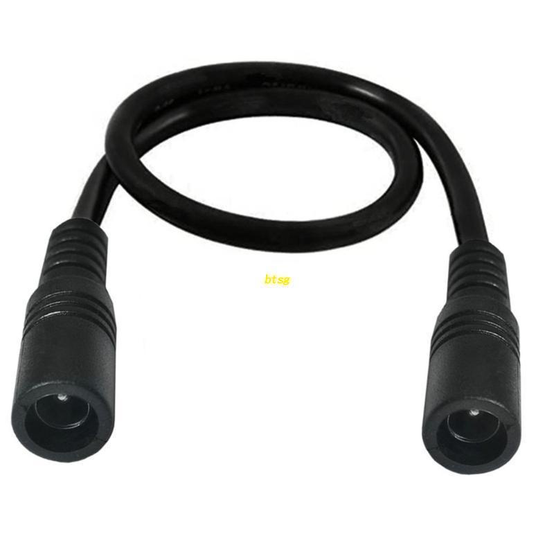 BT Dc Power Extension Cable 5.5mmx 2.1mm Female to Female Security Camera Cable 20cm/7.87in Dc Power