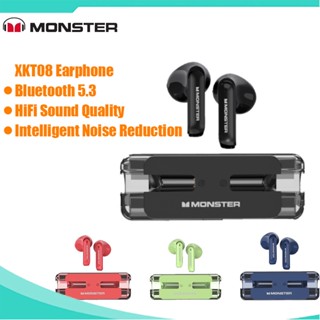 Monster XKT08 True หูฟังบลูทูธไร้สาย รูปทรงเท่ HIFI พร้อมไมโครโฟน