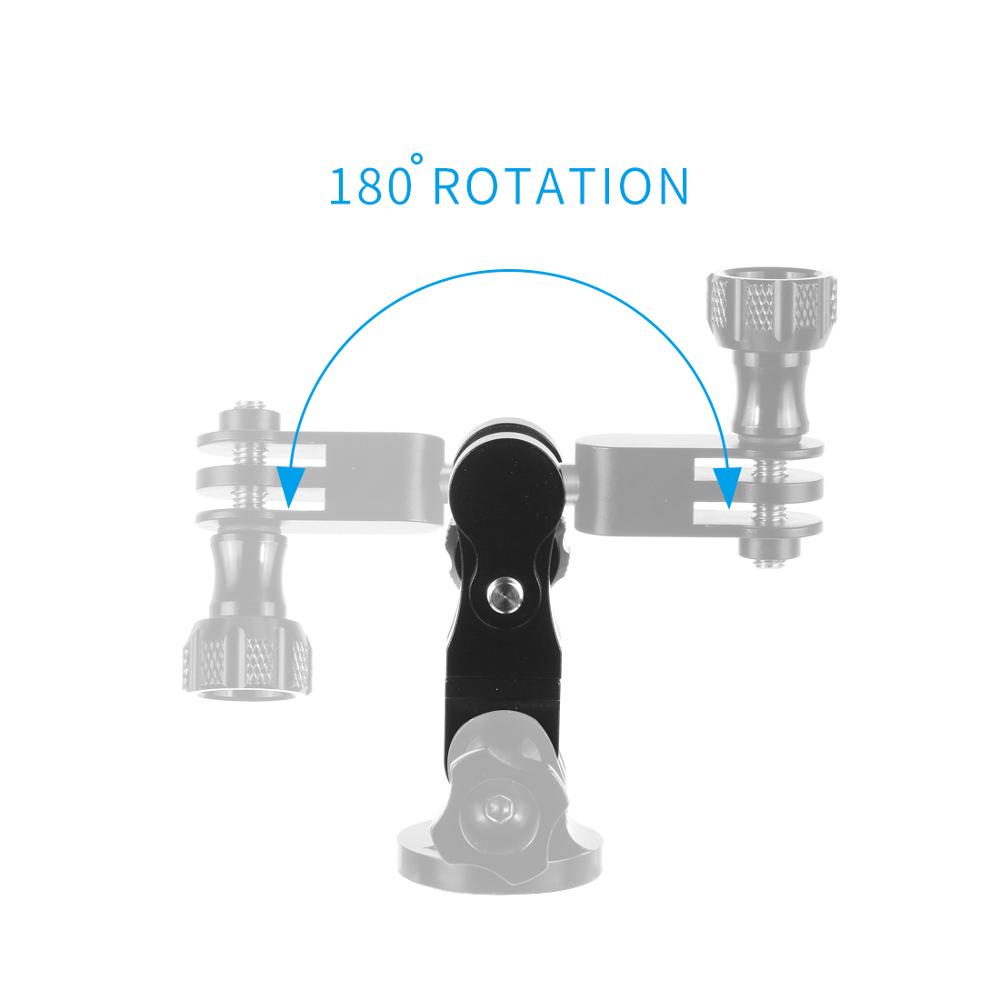 BGNing อลูมิเนียมอะแดปเตอร์ Mount Bracket Connector สําหรับ GoPro 13 12 11 10 สําหรับ DJI OSMO Action กีฬากล้อง DSLR ราคา ถูกที่สุด ดีลบีเคเค แกลเลอรีภาพที่ 3