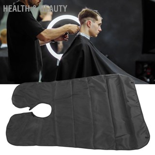 Health &amp; beauty Salon Hairdressing Cape กันน้ำโพลีเอสเตอร์ Super Silky Smooth ตัดผมตัดผมชุดสีดำ