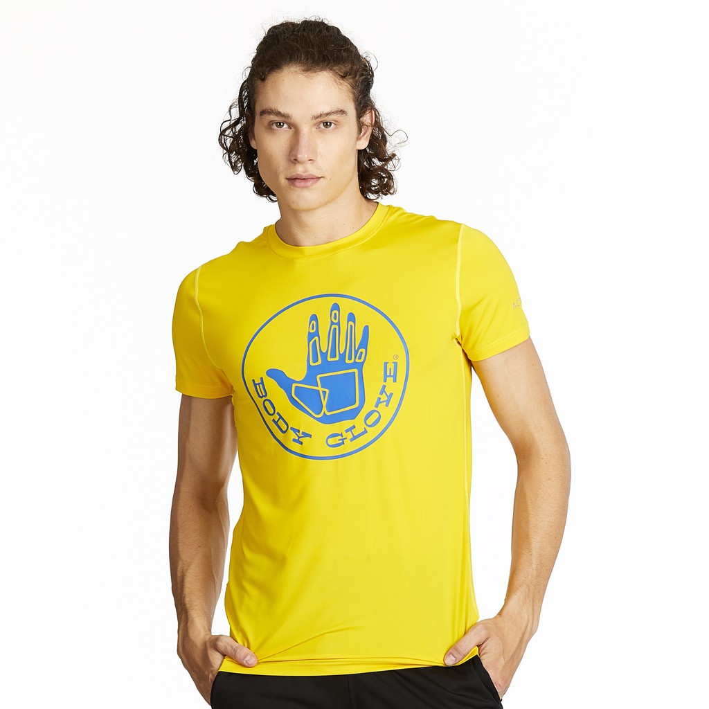 BODY GLOVE Men's Activate T-Shirt เสื้อยืด ผู้ชาย สีเหลือง-04_01