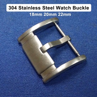สายนาฬิกาข้อมือ สเตนเลส 304 หัวเข็มขัดโลหะ 18 มม. 20 มม. 22 มม. วัสดุป้องกันสิ่งแวดล้อม