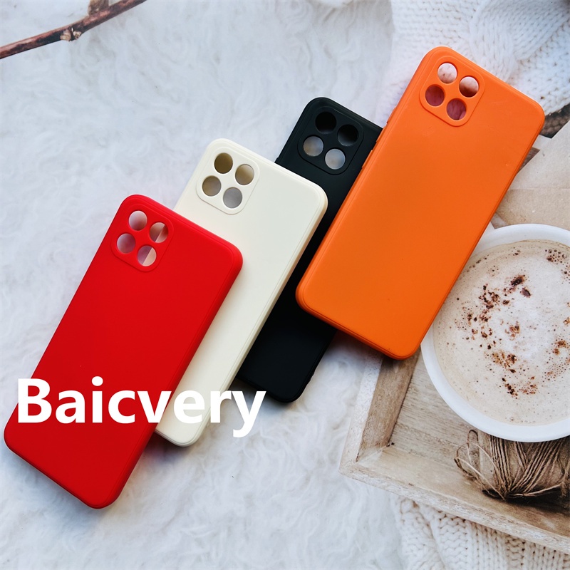 เคสยางซิลิโคน ขอบตรง สําหรับ Infinix Smart 6 HD X6512