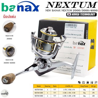 รอกตกปลา BANAX NEXTUM ลื่นๆ เบรกแน่นๆ