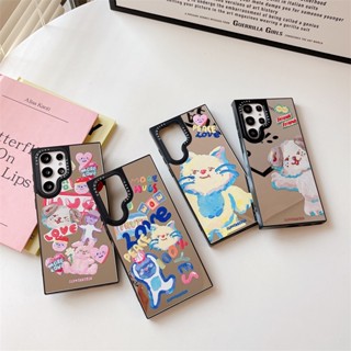 เคสโทรศัพท์มือถือซิลิโคน TPU แบบแข็ง กันกระแทก ลายสุนัข แมว พร้อมกล่อง หรูหรา สําหรับ Samsung Galaxy S23 Plus S22 S23 Ultra