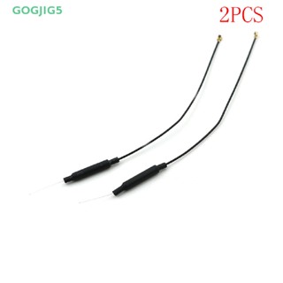 [GOGJIG5] 2Pcs 100mm 2.4G Receiver Antenna Aerial 3DB w/Copper Tube IPX13 Plug for Frsky UOO