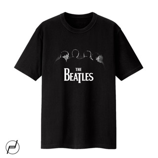 เสื้อยืดแขนสั้นXS - 5XL THE BEATLES BAND 100% COTTON T-SHIRT GILDAN UNISEX GRAPHIC PRINTEDS-5XL