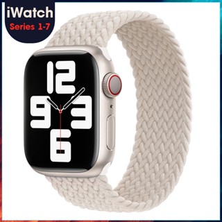 สายนาฬิกาข้อมือไนล่อนถัก สําหรับ iwatch 38 มม. 40 มม. 42 มม. 44 มม. 41 มม. 45 มม. Apple Watch Series ultra 8 7 6 SE 5 4 3