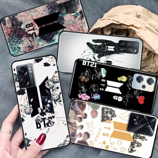 เคสโทรศัพท์มือถือ ซิลิโคน TPU กันกระแทก ลายทีม BTS สําหรับ OPPO A72 A53 A73 A53 A75 A79 A74 A95 A91 F15 4G 5G