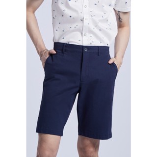 LTD กางเกงชิโน่ขาสั้น ผู้ชาย สีน้ำเงิน | Chino Shorts (Slim Fit) | 0928