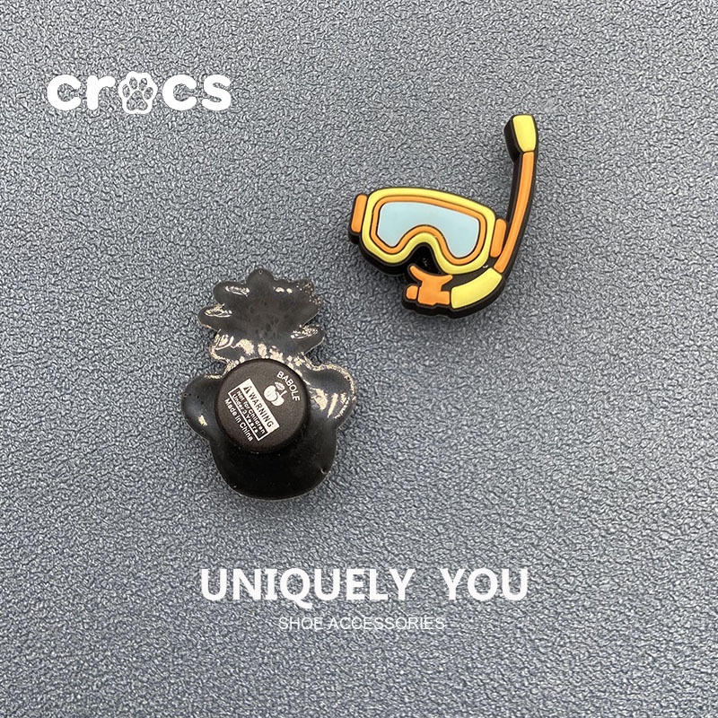 อุปกรณ์เสริม รูปดอกไม้ สําหรับตกแต่งรองเท้า Crocs