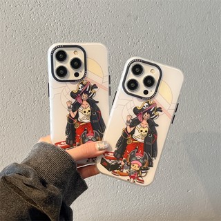 เคสแข็ง สำหรับ ไอโฟน iPhone 14 Pro Max iPhone 13 Pro Max iPhone 12 Pro Max iPhone 11 Fashion Cartoon Monkey D Luffy ลูฟี่ Hard Case