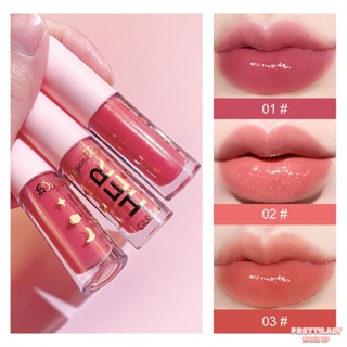 ลิปเคลือบลิปสติก สีสวย ติดทน ลิปสติกแท้แบรนด์ 6 สีLong-lasting beautiful lipstick [prettylady]