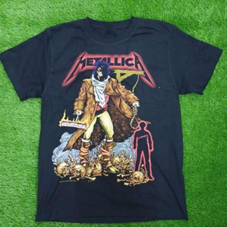 [S-5XL] Metallica Unforgiven Limited Edition Skull Rock Band Shirts High-quality Rockers mens T-shirt