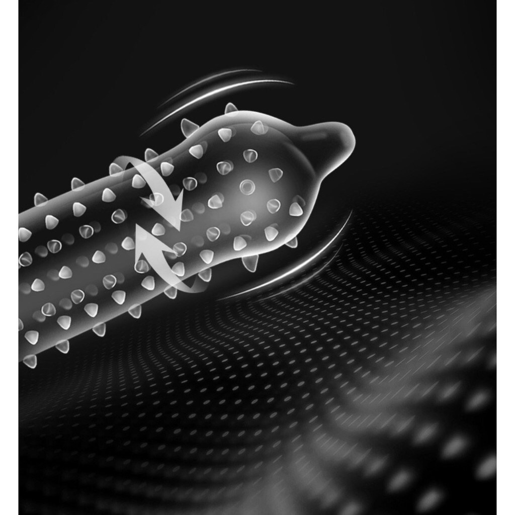 (แยกชิ้น) ELASUN ถุงยางปุ่ม 5D ผู้หญิงชอบ เติมเต็มประสบการณ์รักให้สมบูรณ์แบบ (ไม่ระบุชื่อสินค้า) - รูปที่ 4