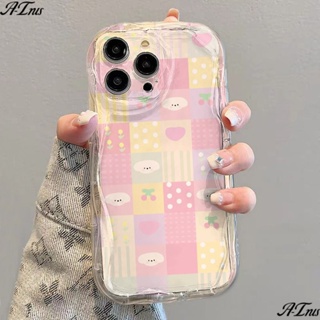 ✅เคสโทรศัพท์มือถือแบบนิ่ม ใส กันกระแทก ลายลูกสุนัข ขอบโค้ง สีครีม สําหรับ Iphone 14 13promax 12 11 7 8p xs xr