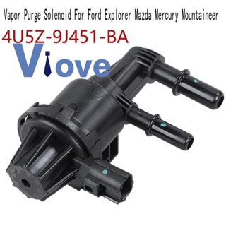 Car Vacuum Switch Valve Vapor Purge Solenoid Accessory Part for Ford Explorer Mazda Mercury Mountaineer 4U5Z-9J451-BA