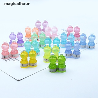 Magicalhour^^ 1 ชิ้น ขวดการ์ตูนแมว เรืองแสง ไมโครภูมิทัศน์ ฉ่ํา DIY ตกแต่ง * ใหม่